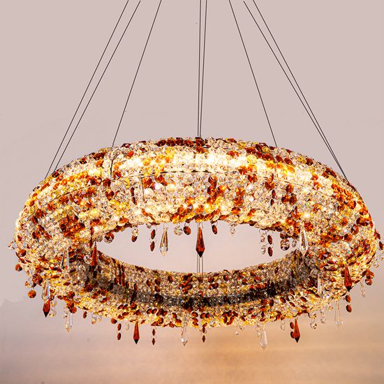 Подвесная люстра Abrasax L.8301-8 BROWN