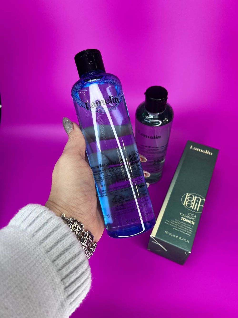 LAMELIN Успокаивающий тонер с гиалуроновой кислотой Hyaluronic Calming Toner, 300 мл.