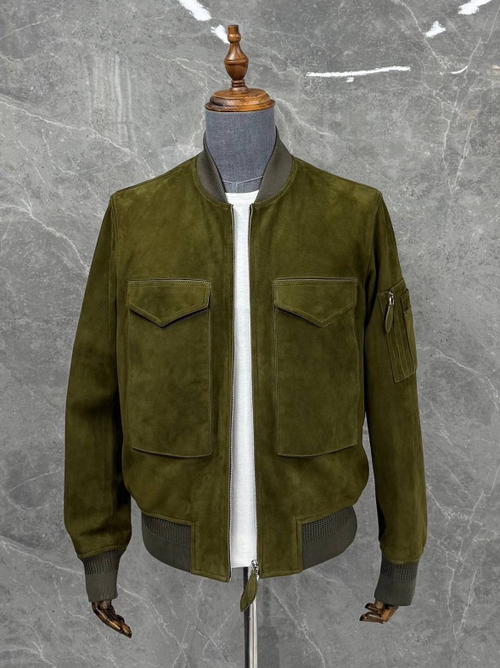 Замшевая куртка Berluti