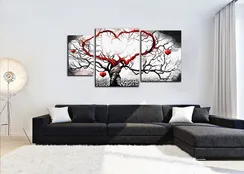 Модульная картина "Любовное дерево"