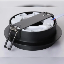 Светильник потолочный встраиваемый GX53, спот точечный черный светодиодный