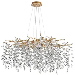 4969/12 HALL ODL24 613 античн.бронза/алюмин./хрусталь Люстра G9 12*40W DELICA