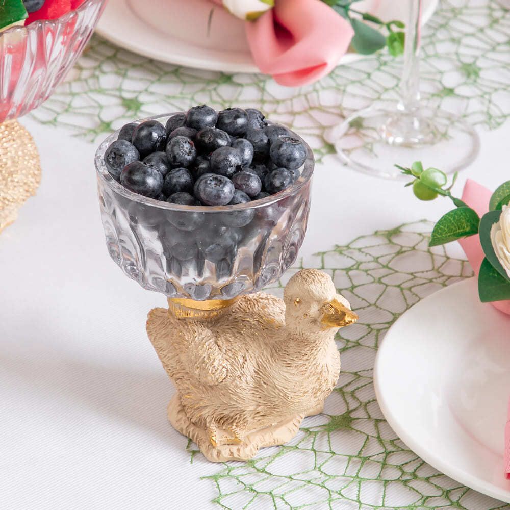 Фруктовница-конфетница Уточка Ханни Айвори