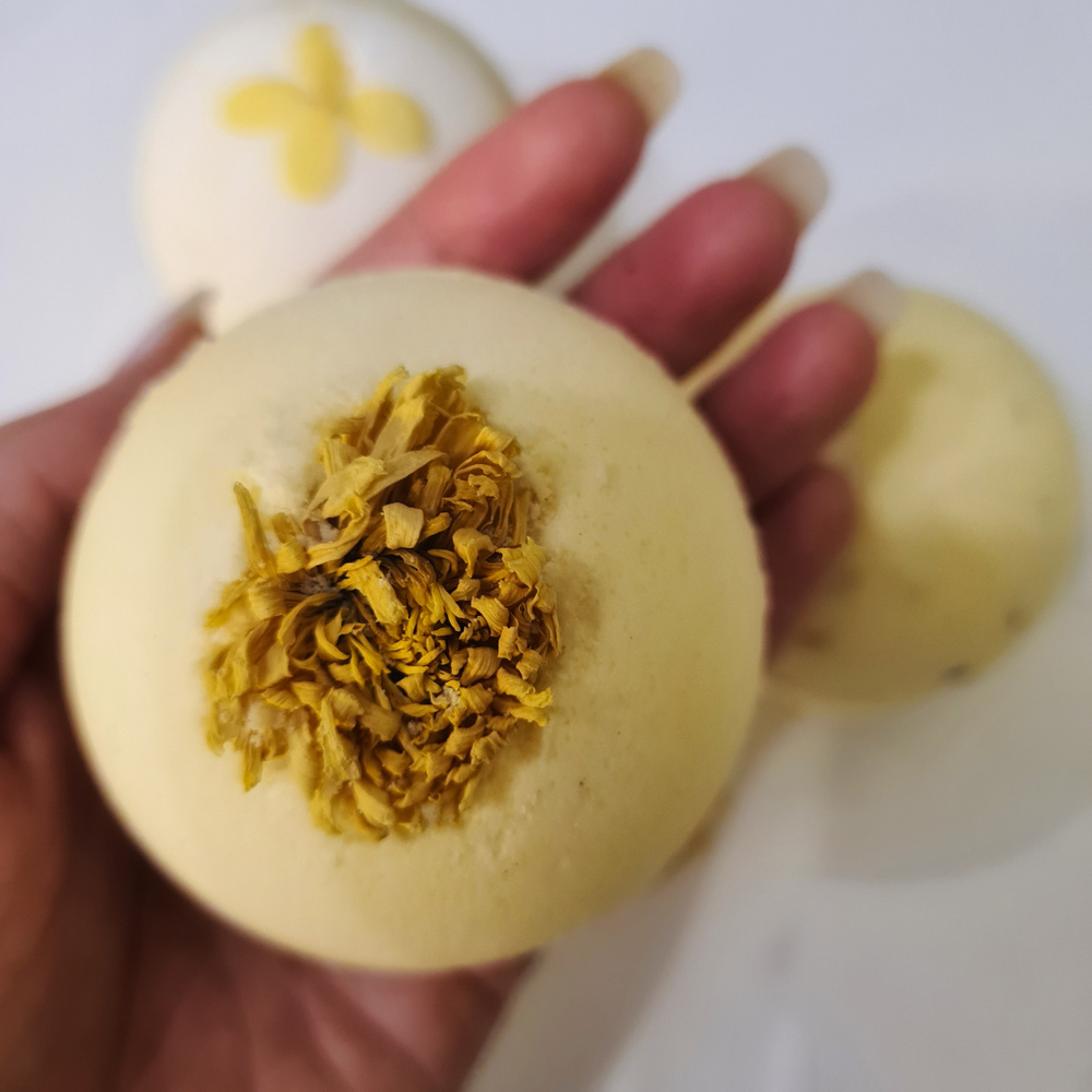 Бомбочка для ванны "Лимонный мусс"