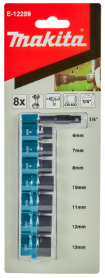 Набор ударных торцовых головок Makita E-12289
