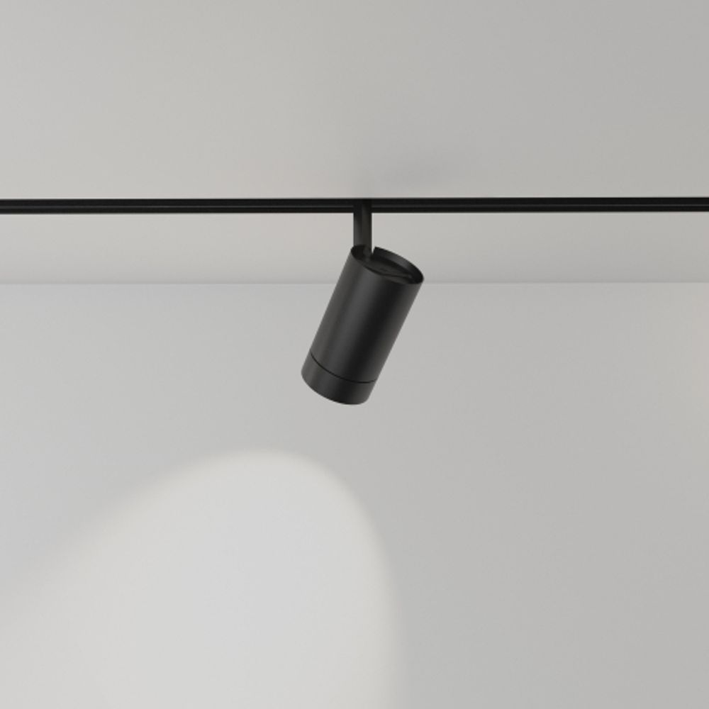 Магнитный трековый светильник ЭРА TRM20-6-7W3K BK светодиодный 7Вт 3000К черный | Магнитные трековые светильники