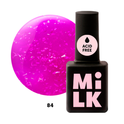 Milk Rainbow Base 84 Radiant Plum - Бескислотная цветная база, 9мл.
