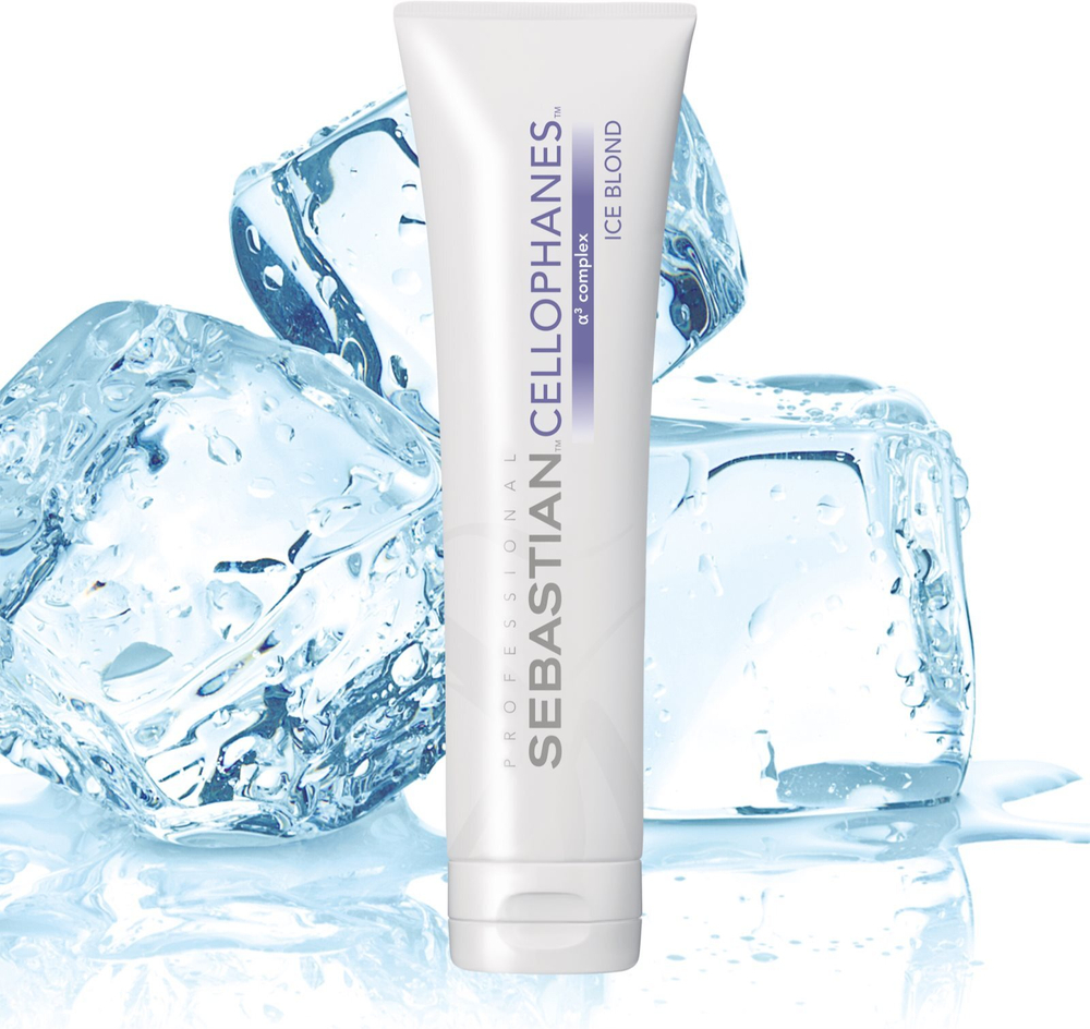 Sebastian Professional Cellophanes - маска, возвращающая блеск окрашенным волосам /  Ice Blond 300  ml  / GTIN 4015600432898