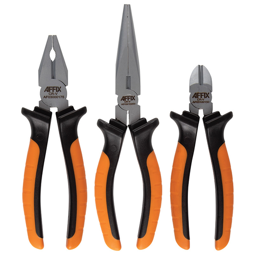 AFFIX (AF033CC) Набор пассатижей и бокорезов, 3 предмета