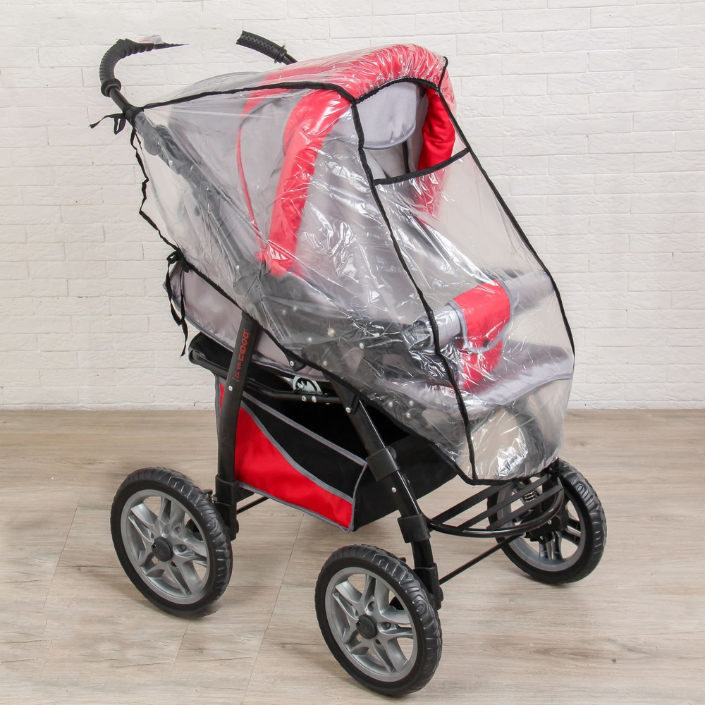 1999271 Дождевик на прогулочную коляску, цвет прозрачный 1177