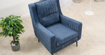 Изабель кресло для отдыха Арт. ТК 739 Романс нейви темно-синий
