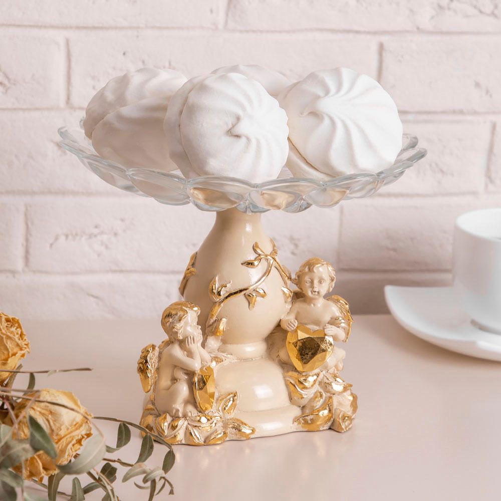 Фруктовница-конфетница Мерси Айвори