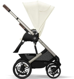 Коляска Cybex Talos S Lux TPE complete Cloud T Leaf Green Plus 3 в 1 Seashell Beige с дождевиками
