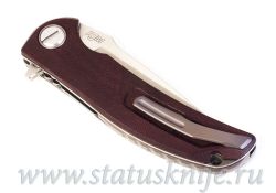 Нож Широгоров Soft Overkill Maroon (RJ Martin)фотография - 11