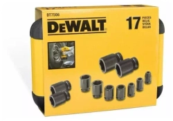 Набор ударных торцевых головок 1/2, 17 предметов DEWALT DT7506