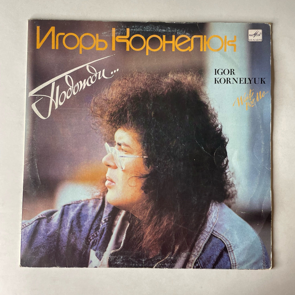 Винтажная виниловая пластинка LP Игорь Корнелюк Подожди (СССР 1990)