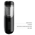 Автоматический мастурбатор-вагина Lorelei (Цвет: черный)