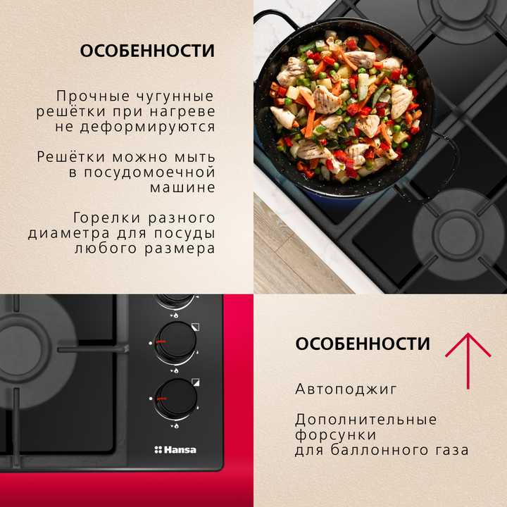 Газовая варочная поверхность Hansa BHKS661830
