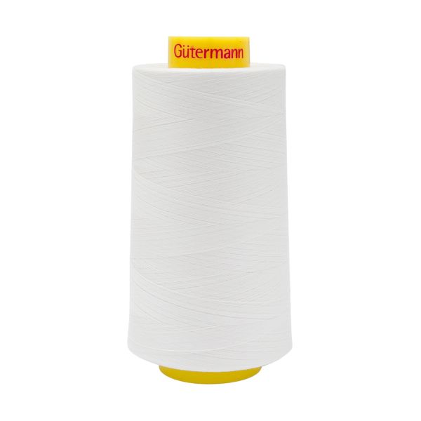 Нитка Gutermann Mara 150 (5000 метров), 1 боб., особо тонкая | _001 молочный (сумрачно-белый)