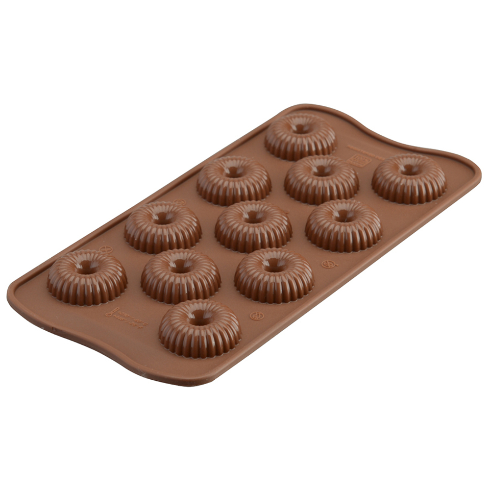 Форма силиконовая для приготовления конфет choco crown, 11х24 см
