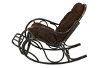 Кресло-качалка Garden story Маргонда (1кор.+мягк.эл.) каркас коричневый, сиденье коричневое)