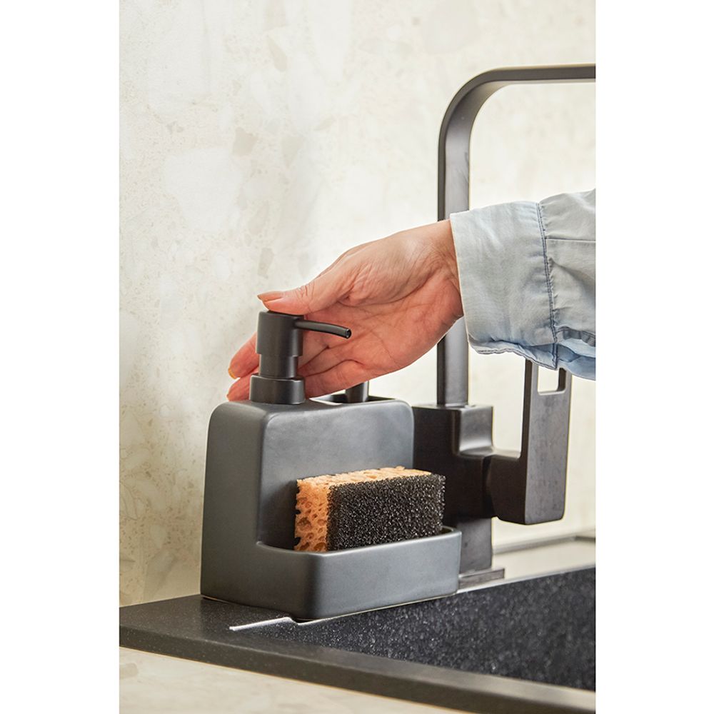 Диспенсер для мыла Noble, 280 мл, графит