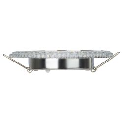 Светильник встраиваемый cо светодиодной подсветкой ЭРА DK LD26 SL/WH под лампу GX53 прозрачный | Встраиваемые LED светильники