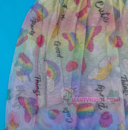 платье Единорог шарики 4500