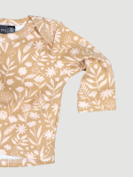 Футболка с длинным рукавом Mjölk Caramel Flowers, уценка
