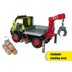 Dickie City - Большой лесовоз UNIMOG U530 Mercedes-Benz 45 см свет и звук 3749032 / артикул   3749032  / GTIN 4006333076671