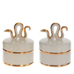 GAEM Шкатулка "Змея", L6 W6 H7,5 см, 2в.