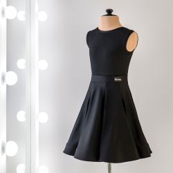 черное платье для танцев