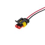 DJ7031-1.5-11 автомобильный разъем штекер с проводом 20см (3-х контактный)