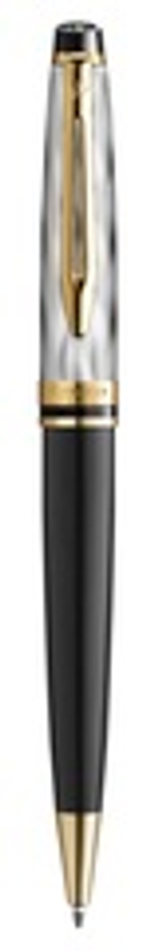 Шариковая ручка Waterman Reflections of Paris Expert DeLuxe Black GT (толщина линии M) чернила син. в подарочной коробке