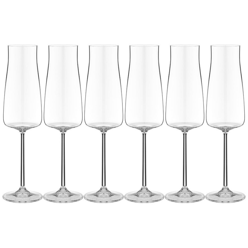 НАБОР БОКАЛОВ ДЛЯ ШАМПАНСКОГО ИЗ 6 ШТ. "ALEX" 210 МЛ