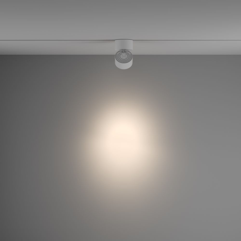 Трековый однофазный светодиодный светильник Maytoni Unity Yin TR084-1-15W4K-W