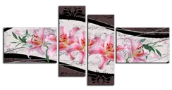 Модульная картина "Цветы лилии"