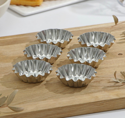 Набор форм для выпечки Доляна «Кекс», 6×2 см, 6 шт