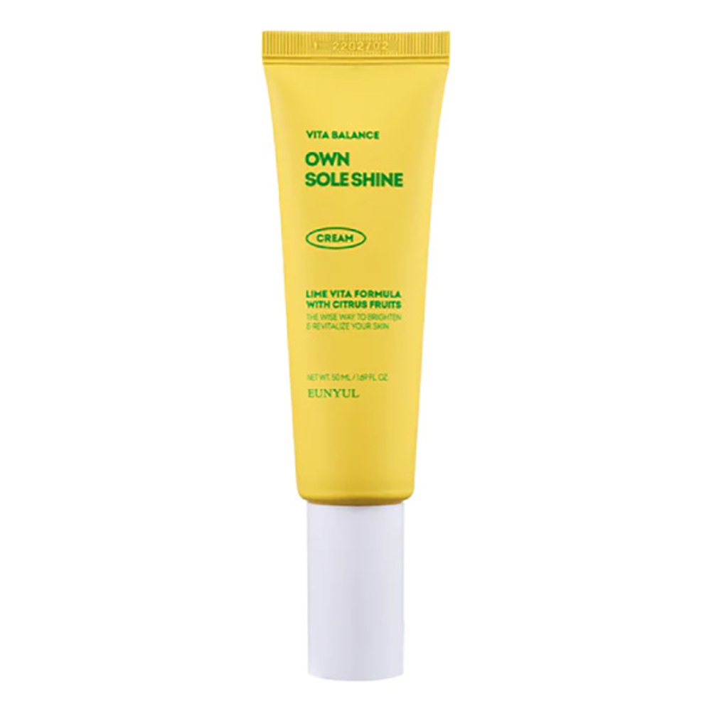 Выравнивающий крем для лица с экстрактом Лайма и Витаминами Eunyul Vita Balance Own Sole Shine Cream 50мл