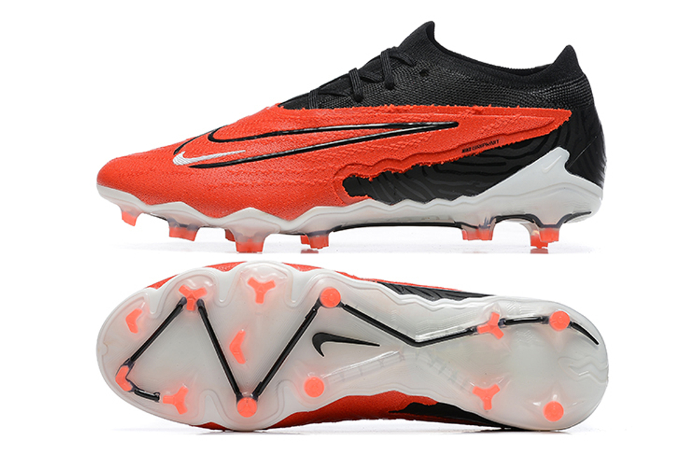Бутсы Nike Phantom GX Elite FG (Черный+красный)