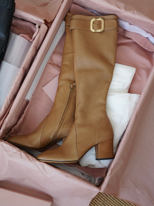 Сапоги из натуральной кожи