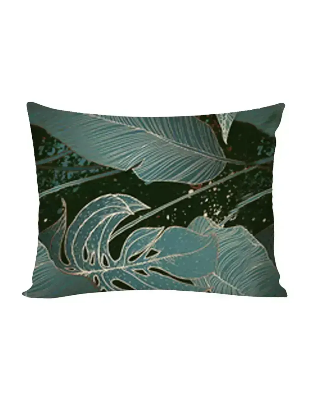 Постельное белье Полисатин Мечта "Monstera Gold" 1,5-сп Наволочка 50х70 см 1 шт Простынь 150x215 смПододеяльник 145x215 см