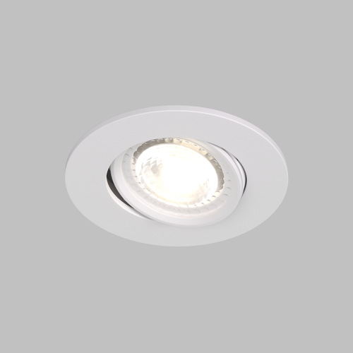 DK3020-WH Встраиваемый светильник, IP 20, 10 Вт, GU5.3, LED, белый, пластик
