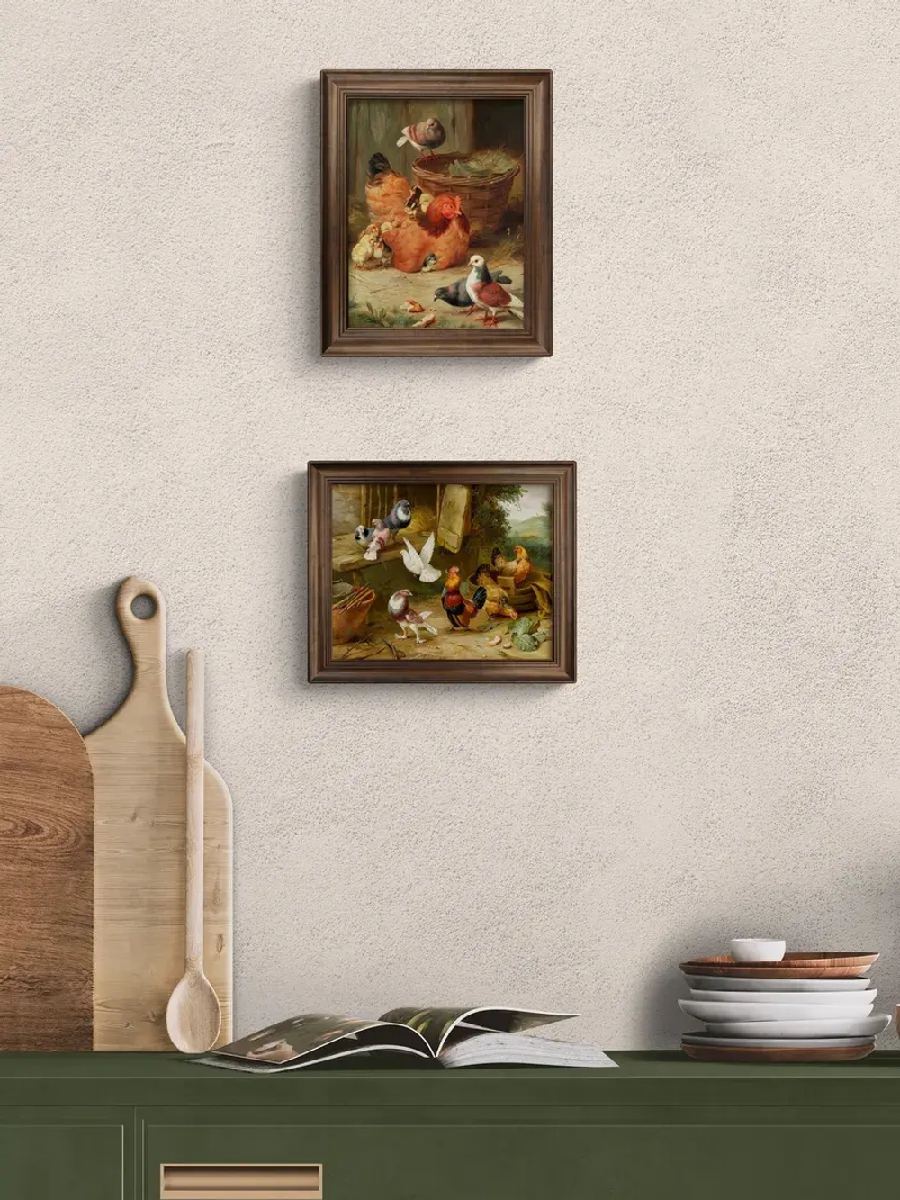 Картина интерьерная на холсте в раме 29*35 см