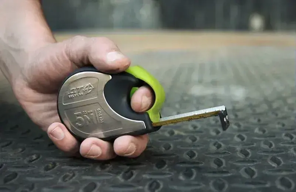 Рулетка Дело Техники металлическая с нейлоновой лентой 5м х 25мм, 101505