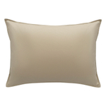 Комплект постельного белья из стираного перкаля бежево-серого цвета из коллекции essential, 150х200 см