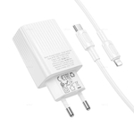 Зарядное устройство для Lightning PD20W Borofone BAS73A (white) (Краснодар склад)
