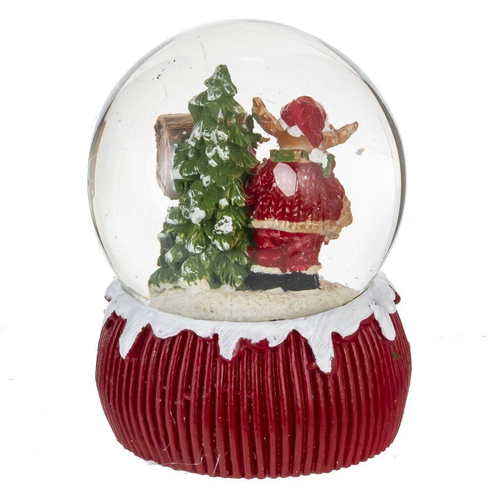 GAEM Фигурка декор в стекл шаре "Мишка/Снеговик/Дед Мороз/Олень", D 6.5 см, L6,5 W6,5 H9 см, 4в.