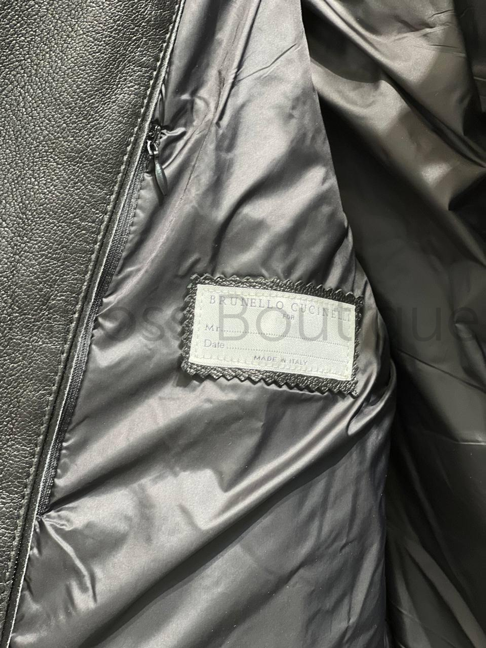 Кожаная косуха Brunello Cucinelli