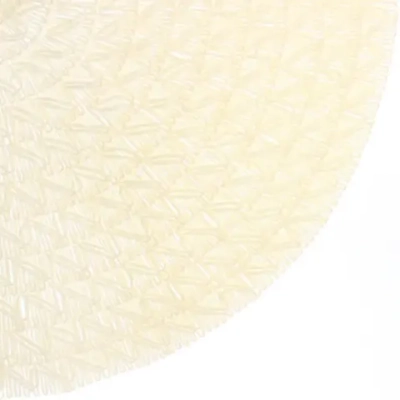 Салфетка на стол 38см «Бохо» круги, молочная